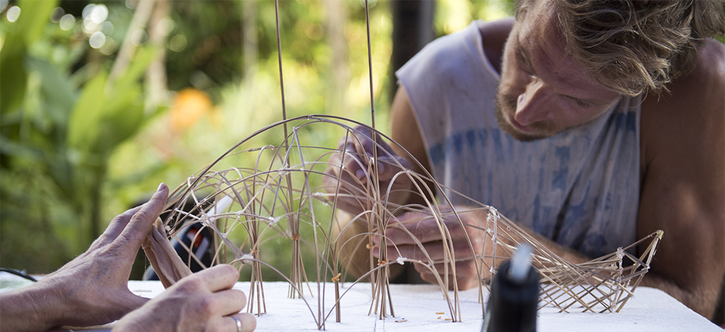 Building With Bamboo In Bali