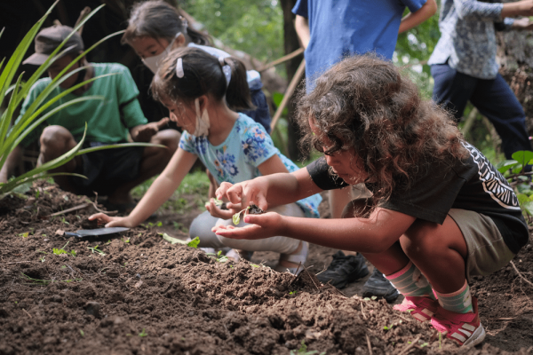 Earth week planting day